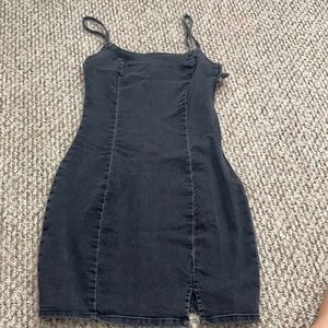 Jean mini dress